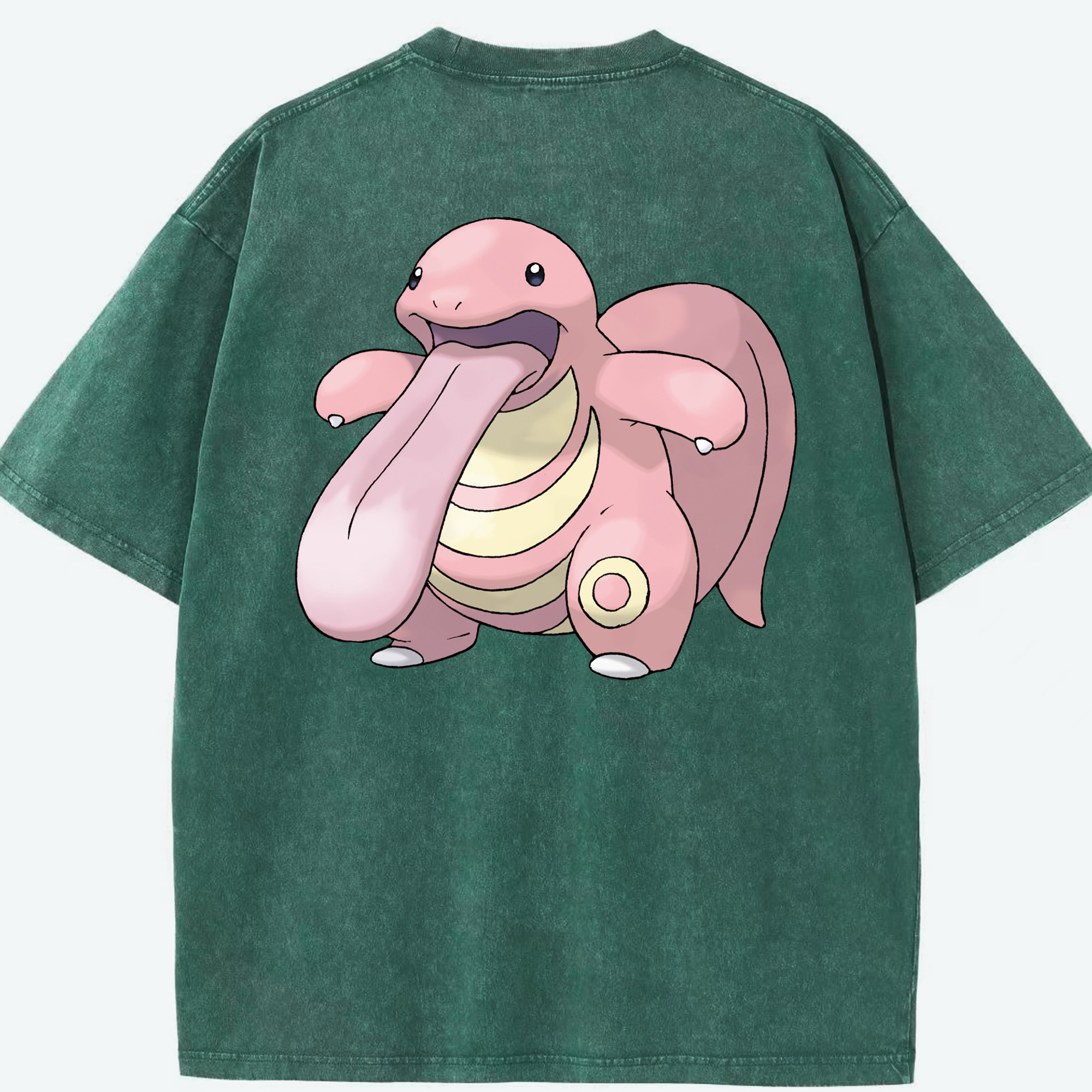 （画像用） ポケットモンスター Pokémon 綿100% ヴィンテージ風 半袖Tシャツ（背面プリント）